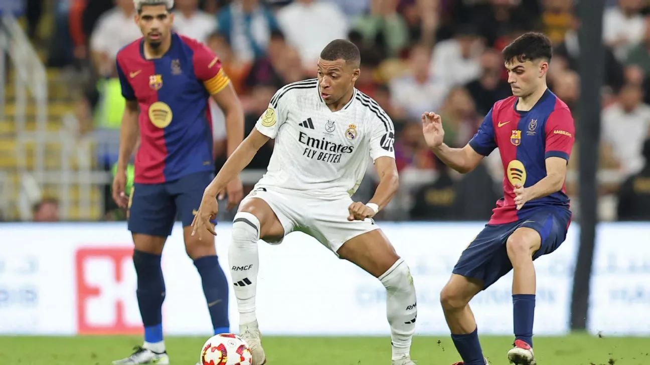 El Clásico - Barcelona vs Real Madrid en acción