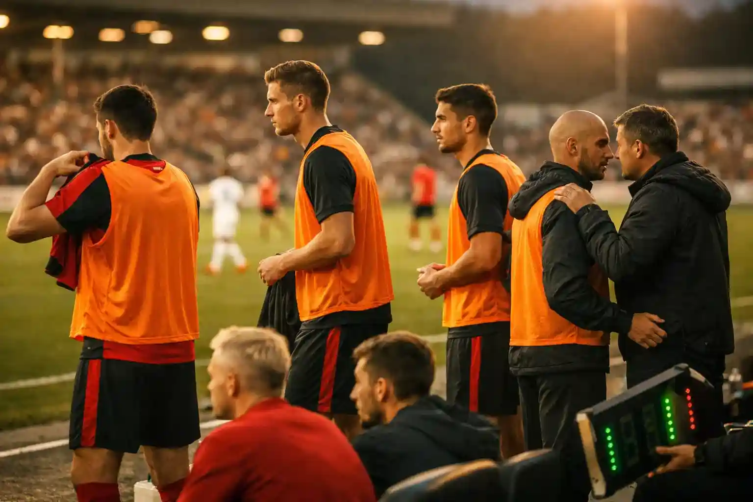 Vista del banquillo del Barcelona durante un partido de LaLiga