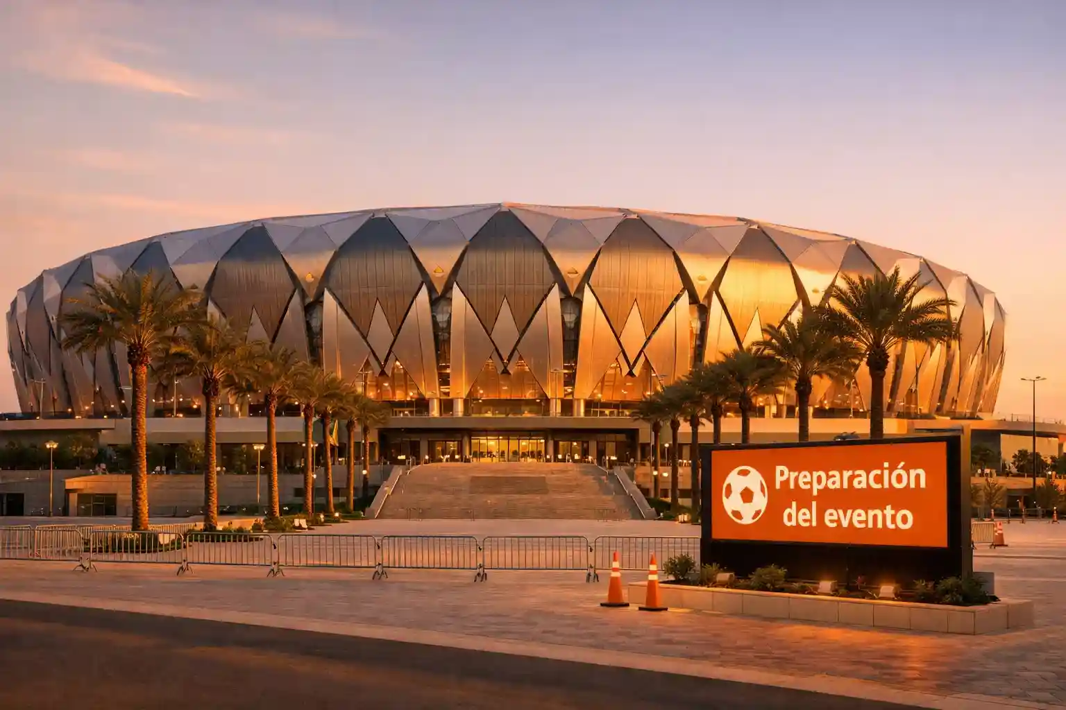 Vista del estadio Alinma en Yeda, Arabia Saudí